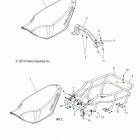 550 INDY VOYAGEUR/ INTL 155 - S16CU5BSL/BEL Сидение