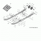 600 INDY VOYAGEUR/INTL 144 - S15CS6GSL/GEL Подвеска задняя и трак