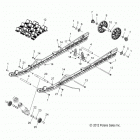 800 PRO RMK/LE 155/163 ALL OPTIONS - S15CG8/CH8 Подвеска задняя