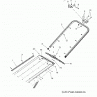 550 INDY ADVENTURE/INTL155 - S15CJ5BSL/BEL Бампер задний, брызковик и задний фонарь