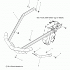 S17DDE6PSL 600 SWITCHBACK ADVENTURE Body, bumper, front - s17dde6psl (49snowbumper15sbadv)