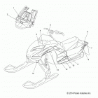 600 IQ RACER/INTL - S15MX6JSA/JEA Наклейки