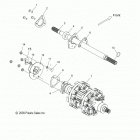 600 INDY VOYAGEUR/INTL 144 - S15CS6GSL/GEL Приводной вал и промежуточный