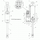 600 IQ RACER/INTL - S15MX6JSA/JEA Амортизатор задний подвески