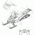 800 PRO RMK/LE 155/163 ALL OPTIONS - S15CG8/CH8 Body, decal, le blk  /  orng, blk  /  pink options