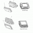 600 RUSH PRO S ALL OPTIONS - S15DP6 Приборная панель