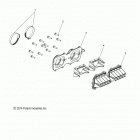 S17EEG6PSA/PSL 600 RMK/ES 144 Engine, reed valve and throttle body adaptor - s17eeg6ps...