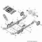 800 RUSH PRO-X ALL OPTIONS - S16DF8 Подвеска задняя и трак