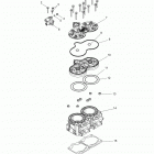 600 RUSH PRO-S ALL OPTIONS - S16DP6 Цилиндр двигателя