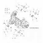 A17SXN85A5 SPORTSMAN 850 HIGH LIFTER Engine, mounting and transmission mounting