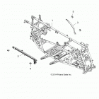 A17SVS95CM/T95C2 SCRAMBLER 1000 TRACTOR Chassis, main frame