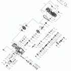 A15SWE57FA SPORTSMAN 570 EFI X2 EPS EUROPE Картер КПП