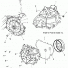 A15DAA32EA/EJ SPORTSMAN ACE 325 EURO Engine, stator cover and flywheel
