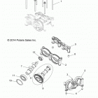 A15DAA32EA/EJ SPORTSMAN ACE 325 EURO Engine, cams and bearing housing