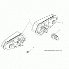 A17SHD57A9/AG/E57AS/E57AL SPORTSMAN 570 SP Задний фонарь