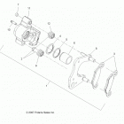 A16SEB57C1/C2/SEC57C1/C2/CL/SBB57C1 SPORTSMAN 570/450 EPS QUAD Передний суппорт