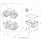 A15DAA32EA/EJ SPORTSMAN ACE 325 EURO Engine, crankcase and oil sump