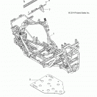 A15DAA32EA/EJ SPORTSMAN ACE 325 EURO Chassis, main frame and skid plate