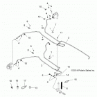A15SWE57FA SPORTSMAN 570 EFI X2 EPS EUROPE Brakes, rear brake lines