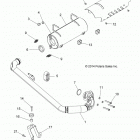 A16DAH57A1 ACE 570 EFI HD Engine, exhaust system