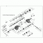 A15DAA32EA/EJ SPORTSMAN ACE 325 EURO Картер КПП