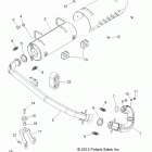 A15DAA32EA/EJ SPORTSMAN ACE 325 EURO Engine, exhaust system