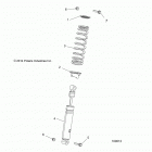 A17SHD57A9/AG/E57AS/E57AL SPORTSMAN 570 SP Передний аммортизатор