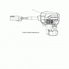 A15SWE57FA SPORTSMAN 570 EFI X2 EPS EUROPE Трос  дросселя