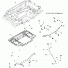 A16SUE57F1 SPORTSMAN 570 EFI UTE MD Body, rear box frame and pivot