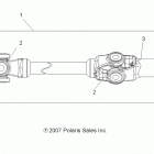 A17SEA50A1/A5/SEE50A1/SEG50A4 SPORTSMAN 450 HO Кардан передний