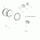 A15DAH57EJ SPORTSMAN ACE 570 HD Electrical, dash instruments and switches
