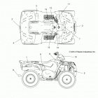 A15SEA57HA SPORTSMAN 570 EFI MD Наклейки