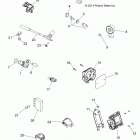 A15SET57CA/S57CJ/CA 570 EFI/EPS FOREST TRACTOR Электрика ,датчики и переключатели