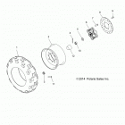 A17DAA57A5  ACE 570 EFI Колесо переднее