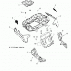 A16DAA57N1/E57NM  ACE 570 EFI MD Body, rear rack and fenders