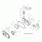 A16SEB57C1/C2/SEC57C1/C2/CL/SBB57C1 SPORTSMAN 570/450 EPS QUAD Крышка картера