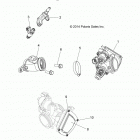 A15DAA32EA/EJ SPORTSMAN ACE 325 EURO Engine, throttle body and fuel rail