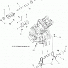 A17SES57C1/C2/C7/CL/SET57C1/C2 SPORTSMAN 570 TRACTOR Крепление двигателя