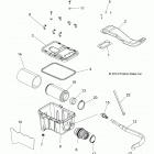 A15SWE57AA/AD SPORTSMAN 570 EFI X2 EPS Воздушная система