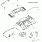 A16SXE95AG/AR/D95A9 SPORTSMAN 1000 XP Body, rear cab and rear rack
