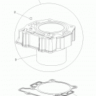 A15DAA32EA/EJ SPORTSMAN ACE 325 EURO Цилиндр двигателя