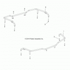 A17SHD57A9/AG/E57AS/E57AL SPORTSMAN 570 SP Body, front and rear rack extenders