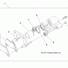 A16DAA32A1/A7 ACE 325 EFI Brakes, caliper, rear