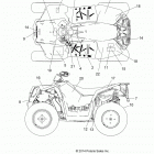 A15SVE95AW SCRAMBLER XP 1000 Наклейки