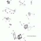 A15SWE57FA SPORTSMAN 570 EFI X2 EPS EUROPE Электрика ,датчики и переключатели
