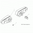 A16SHE57NM SPORTSMAN 570 SP MD Задний фонарь