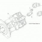 R151DPD1AA/2D RANGER HST Drive train, driven motor