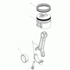 R151DPD1AA/2D RANGER HST Engine, connecting rod and piston set