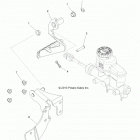 R151DPD1AA/2D RANGER HST Brakes, pedal and master cylinder