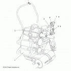 R15RTAD1AA/EA/ED1EA RANGER 1000 DIESEL Крепеж КПП